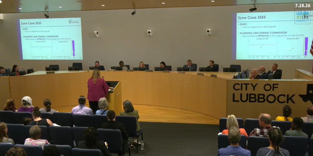 Lubbock City Council approves north Lubbock rezoning despite public opposition