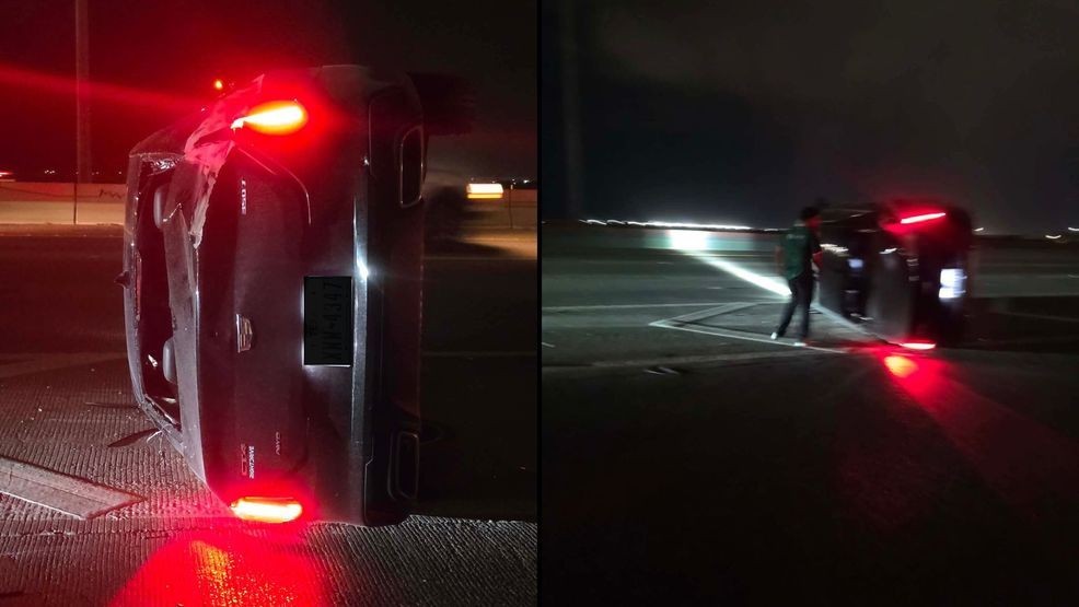 Deadly hit-and-run crash on Loop 375 near Pellicano Dr. in Far East El Paso. June 18, 2026. Credit: FitFam