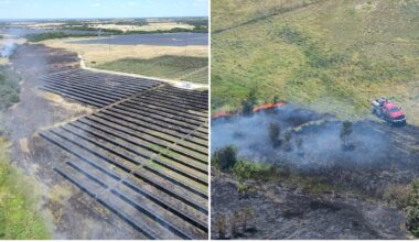 17-acre grass fire near Itasca in Hill County, Texas