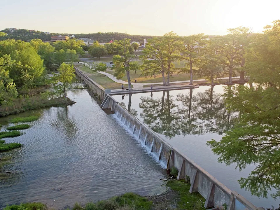 The Guadalupe River in Kerrville. It has been one year since the river rose nearly 40 feet within less than an hour, claiming the lives of 119 people in Kerrville and several other across the Central Texas. (Peter Blottman Photography)