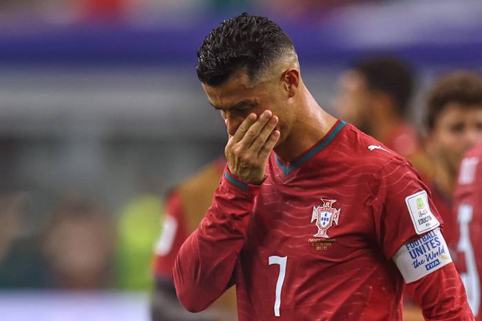 A stoic Cristiano Ronaldo exits last World Cup with 'clear conscience' after Portugal loses to Spain