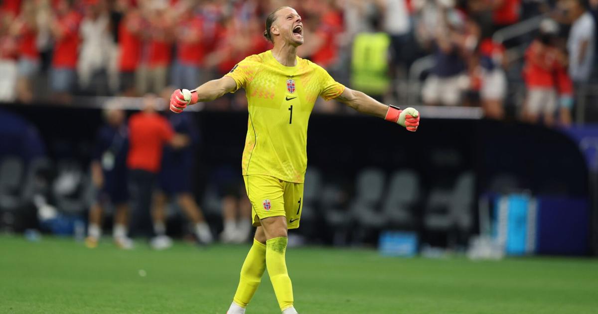 Orjan Nyland's spectacular late save will live in Norwegian lore after World Cup knockout win | National Sports