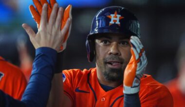 Alvarez hits AL-leading 31st homer, Wade has first career grand slam and Astros beat Rangers 9-3 | MLB