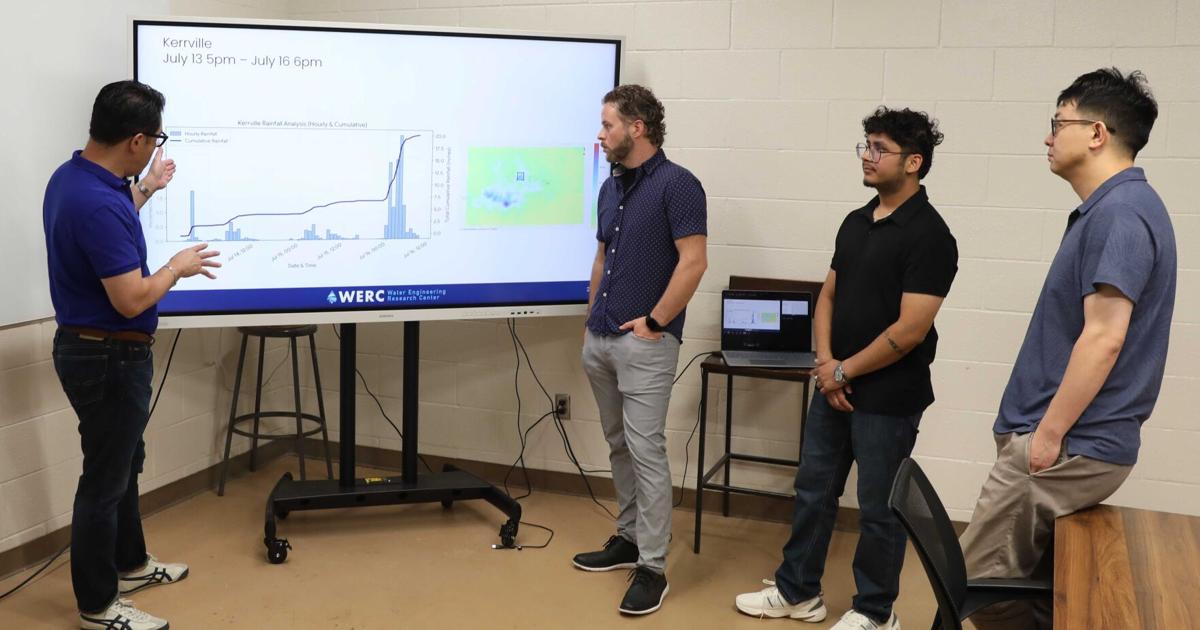 UTA and Rice University collaborate in developing flash flood warning system | News