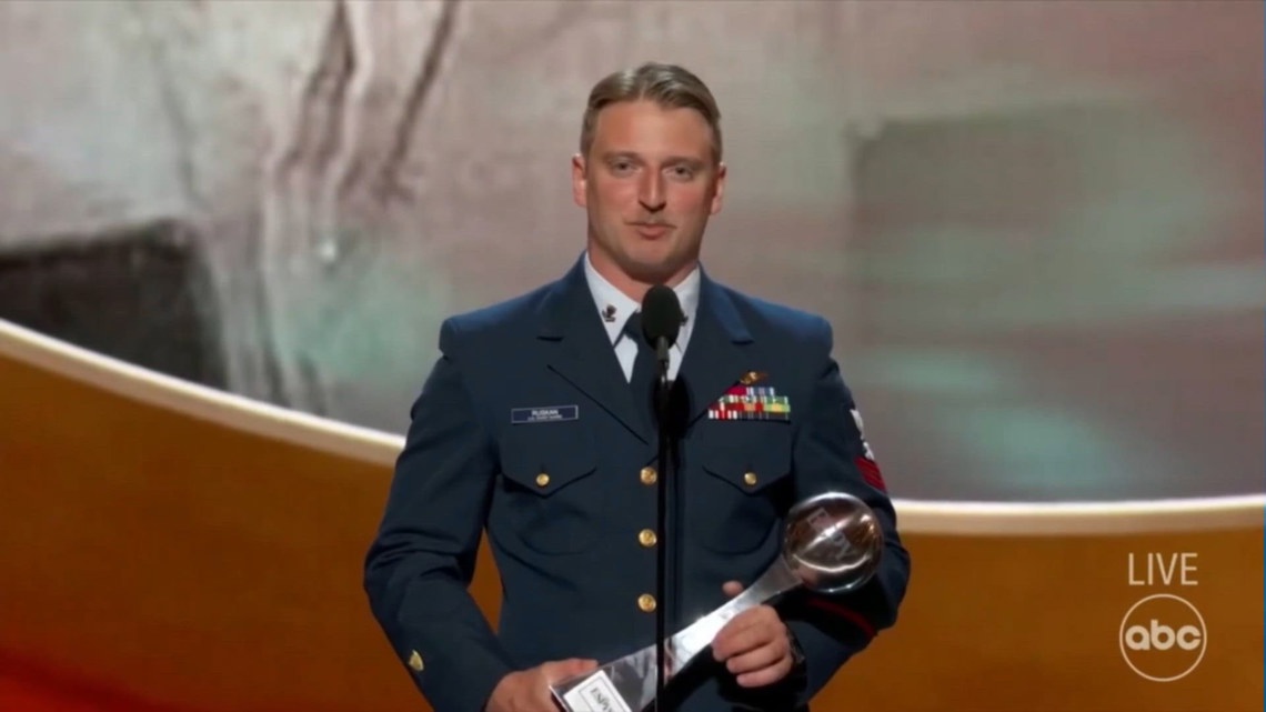 Local Coast Guard hero earns national honor at ESPYS