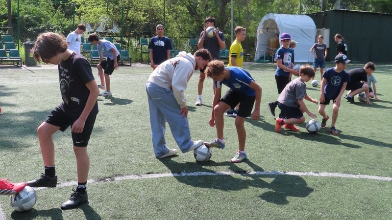 Abilene Christian University’s LYNAY program used the sport to serve children impacted by war (Ellie Kallus/Abilene Christian University)