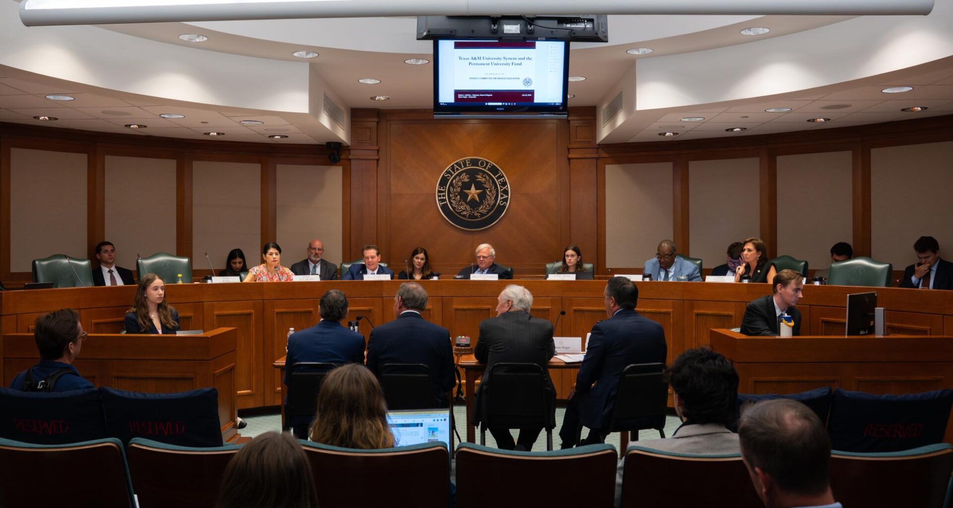 Texas Senate Higher Education Committee convenes to discuss SB 37, UT endowment – The Daily Texan