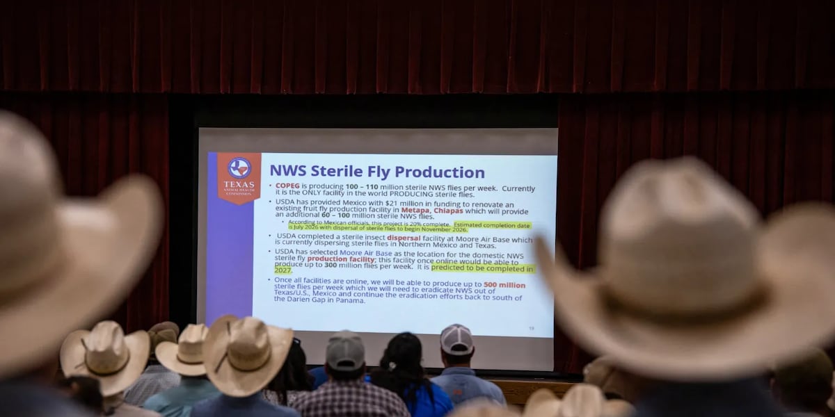 Where is screwworm in Texas? Track cases here.