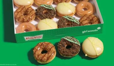 Here’s where you can get Krispy Kreme’s new Girl Scout cookie doughnuts in Houston