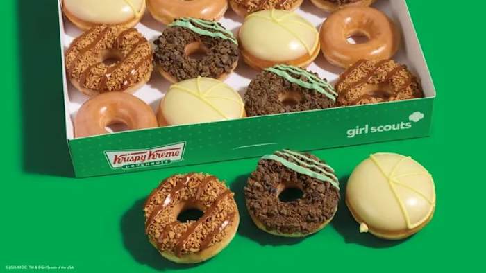 Here’s where you can get Krispy Kreme’s new Girl Scout cookie doughnuts in Houston