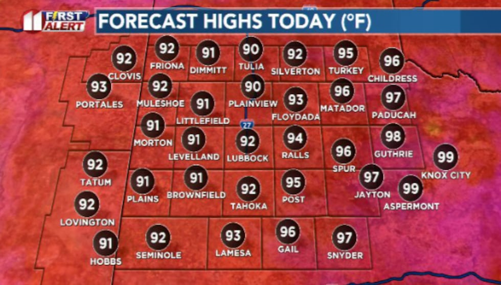 It'll be a seasonal and warm Thursday with a light breeze and some sunshine later today