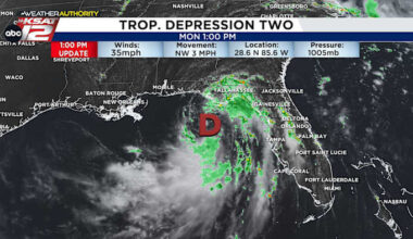 Near 100° for San Antonio this week, and an update on what will soon be Tropical Storm Bertha