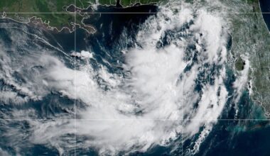 Tropical Storm Bertha has formed in Gulf of America