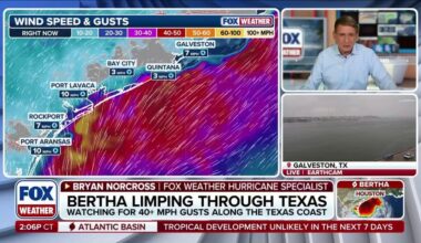 Tropical Storm Bertha nears dissipation as it moves through East Texas | Latest Weather Clips