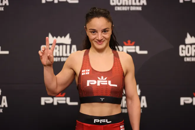 2026 PFL 9: Austin Morning Weigh-ins in Austin, Texas. Friday, July 17, 2026. (Matt Ferris / PFL)