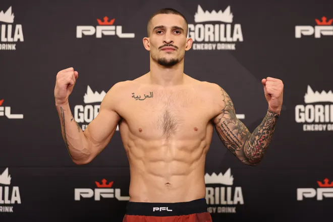 2026 PFL 9: Austin Morning Weigh-ins in Austin, Texas. Friday, July 17, 2026. (Matt Ferris / PFL)