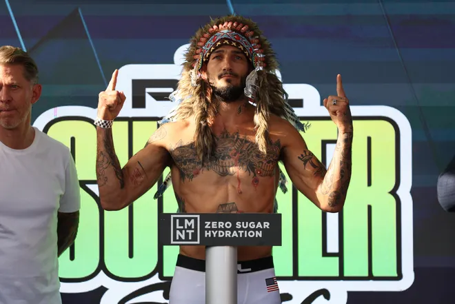2026 PFL 9: Austin Ceremonial Weigh-ins at Inn Cahoots in Austin, Texas. Friday, July 17, 2026. (Matt Ferris / PFL)