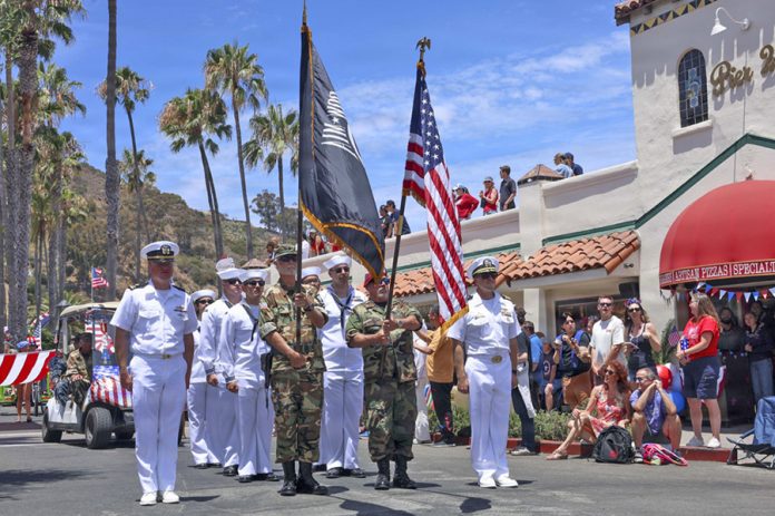 USS Fort Worth Visits Catalina Island for Independence Day