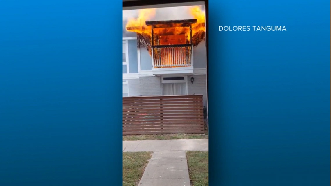 'Get Out!' Neighbor helps alert residents before flames engulfed Corpus Christi apartment building