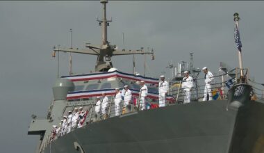 Decommissioning Day for Navy's USS Fort Worth