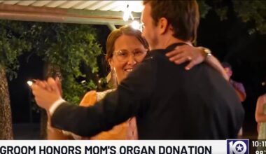 He never got a mother-son dance — so a Central Texas groom danced with the woman living with his mom’s lungs