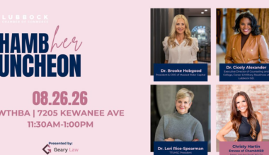 Lubbock Chamber Announces Inaugural ChambHER Luncheon