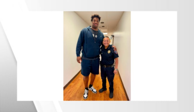 Texas' tallest police officer? 7-foot-3 Jordan 'Tiny' Wilmore to be sworn in Tuesday