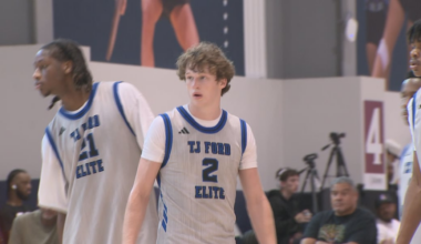 Texas A&M commit Chase Richardson in town for 3Stripes Select event, excited to be an Aggie