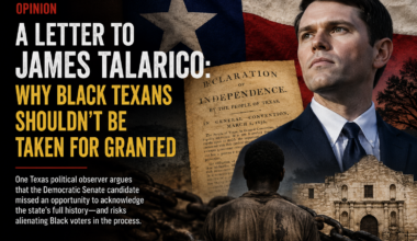 James Urged to Acknowledge Race in Texas Senate Campaign