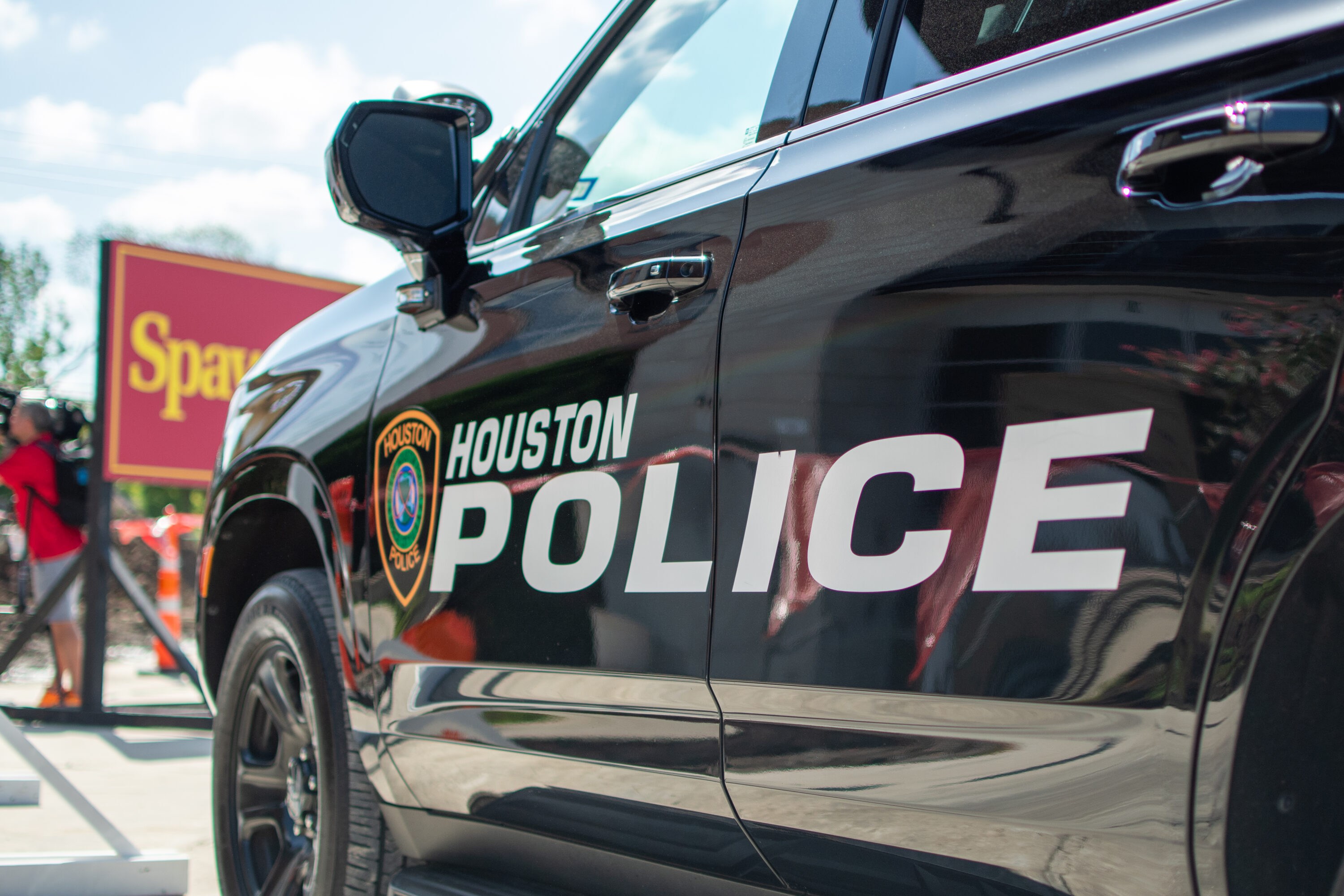 A Houston Police Department vehicle on July 9, 2026.