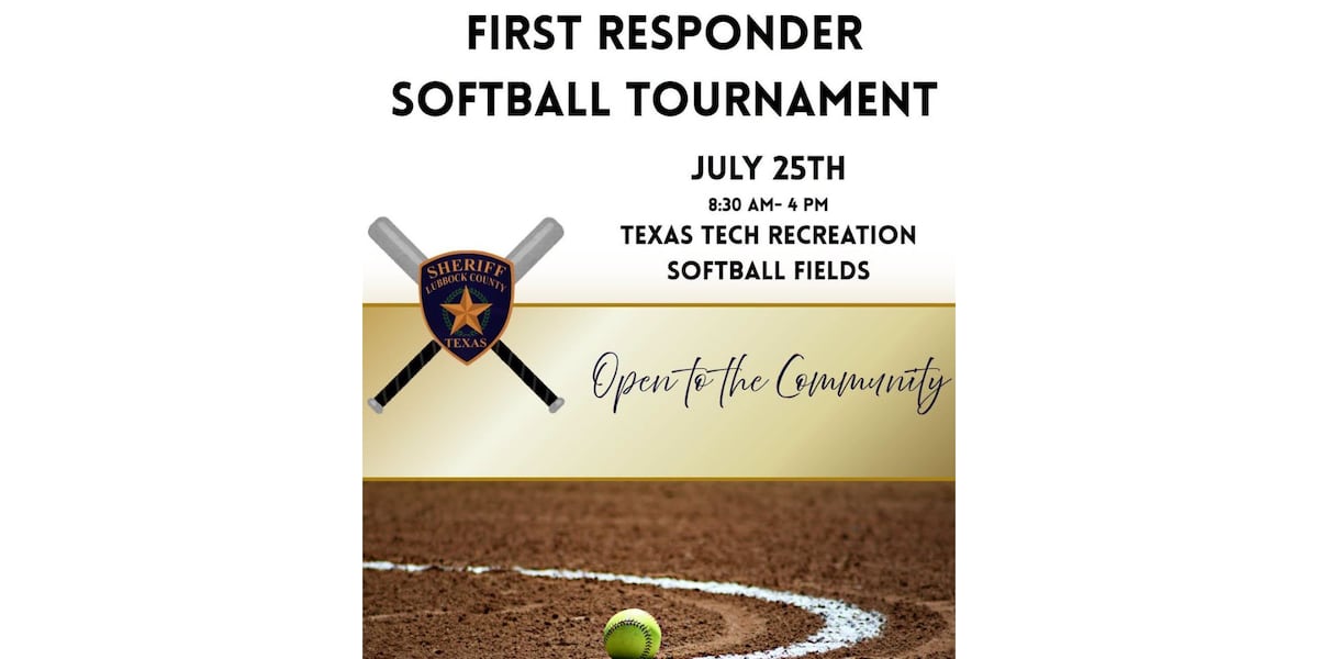 First responder softball tournament coming to Lubbock this Saturday