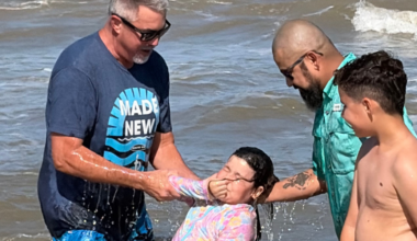 Celebrating Churches: FBC Corpus Christi baptizes 15 in the Gulf