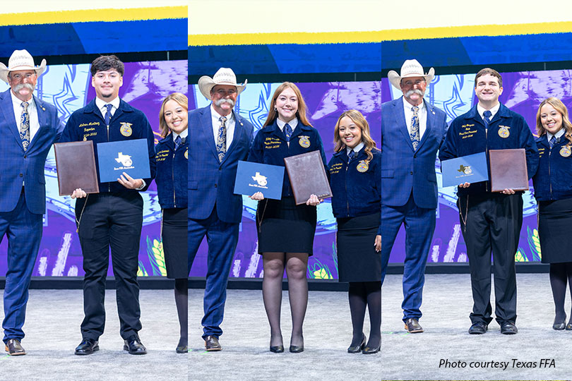 Texas FFA announces 2026 TFB scholarship recipients The Texas FFA Association announced the selection of the 2026 Texas Farm Bureau scholarship recipients during the 98th annual Texas FFA State Convention in Fort Worth.
