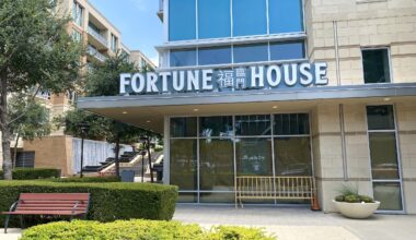 Fortune House exterior with sign
