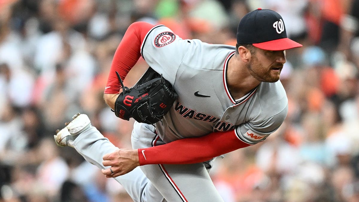 Washington Nationals pitcher Foster Griffin