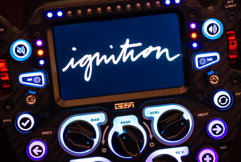 Image shows a controller that reads "ignition" in electronic lettering.