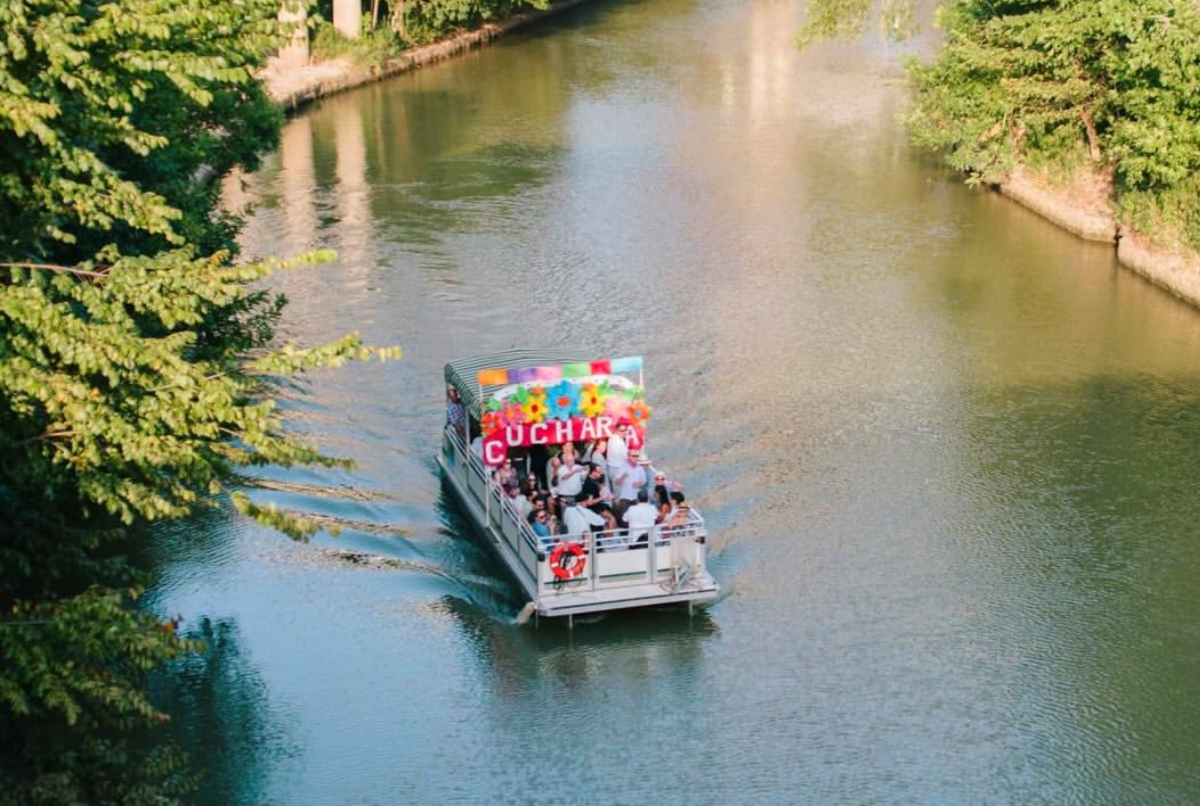 With only limited spots available, you can board an exclusive Mexico City-style boat tour with bottomless margaritas on Houston's Buffalo Bayou