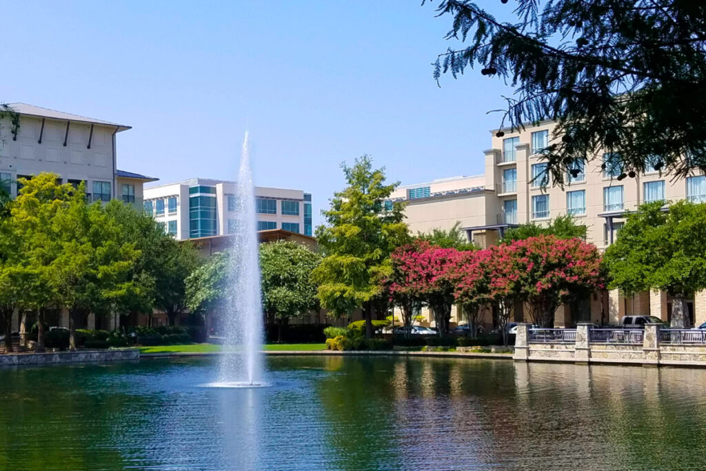 Image shows Legacy West at Plano, Texas.