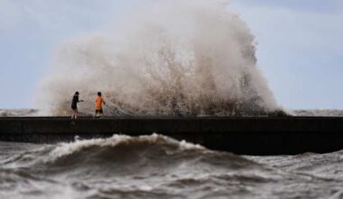 Tropical Storm Bertha makes landfall in Louisiana and moves toward Texas