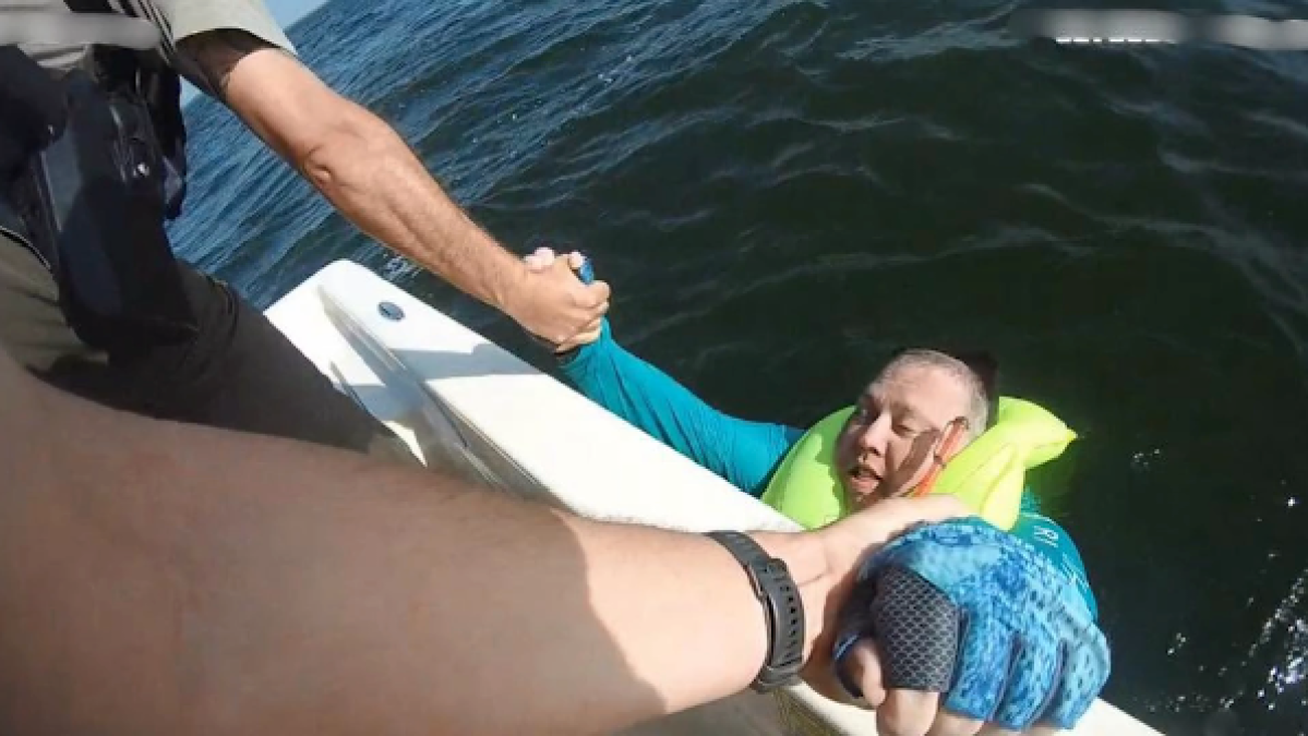 Texas game wardens rescue fisherman after hours in rough water – NBC 5 Dallas-Fort Worth