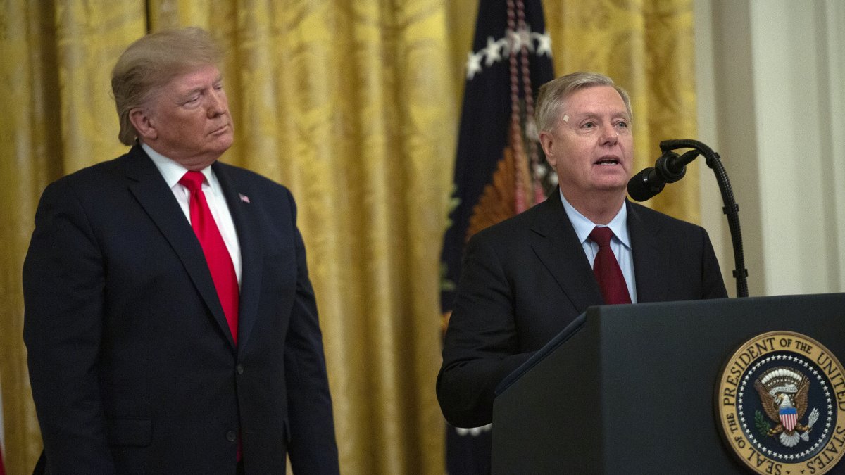 Trump says he spoke with Sen. Graham hours before his death – NBC 5 Dallas-Fort Worth