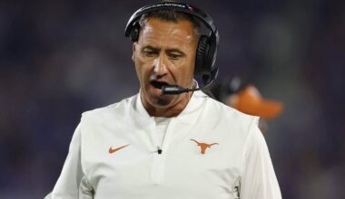 Texas’ Steve Sarkisian says ‘we’ll see’ if Horns keep scheduled home-and-home with Notre Dame