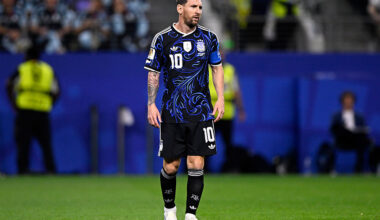 ARLINGTON, UNITED STATES - JUNE 28: Lionel Messi of Argentina during the Group J: FIFA World Cup 2026 match between Jordan and Argentina at Dallas Stadium on June 28, 2026 in Arlington, Texas. (Photo by Pablo Morano/BSR Agency/Getty Images)