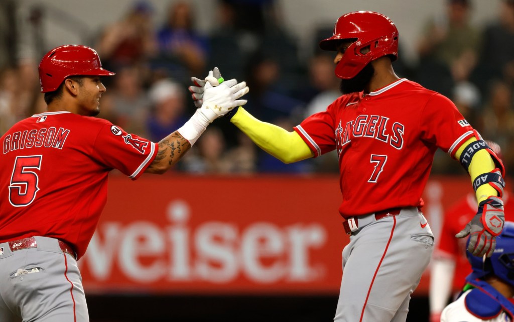 Jo Adell’s 2 homers lead eruption as Angels end losing streak – Orange County Register