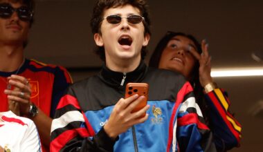 Timothée Chalamet Meets Dallas Cowboys Cheerleaders at World Cup