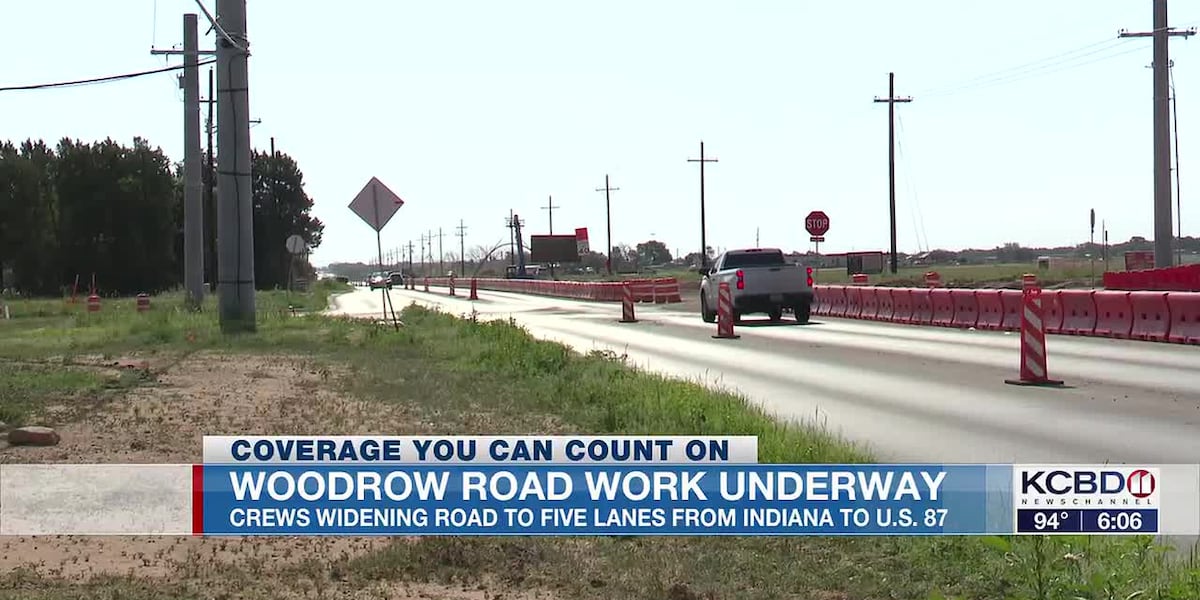 Woodrow Rd. lane closure impacts south Lubbock drivers this week