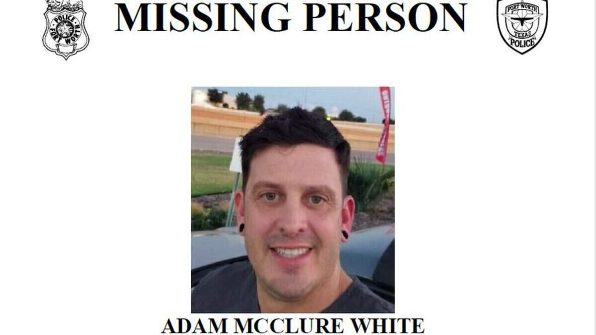 Fort Worth police were looking for Adam McClure White, who was reported missing after he was last seen on June 1. His body was found Aug. 19 at an abandoned power plant, according to the Tarrant County Medical Examiner’s Office. Fort Worth police were looking for Adam McClure White, who was reported missing after he was last seen on June 1. His body was found Aug. 19 at an abandoned power plant, according to the Tarrant County Medical Examiner’s Office.