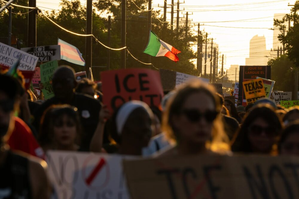 Houston ICE Shooting Protest
