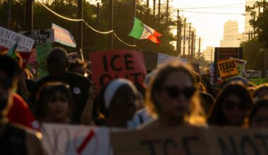 Houston ICE Shooting Protest