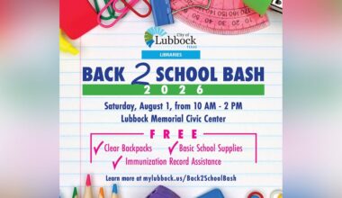 City of Lubbock Back-2-School Bash happening Saturday
